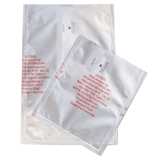 MIL-DTL-117 - Flat Bags For Corrosion Protection - 3D Barrier Bags Inc