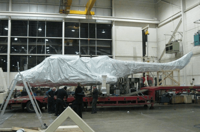 A Helicopter Wrapped In Mil PRF 131 Material For Corrosion Prevention